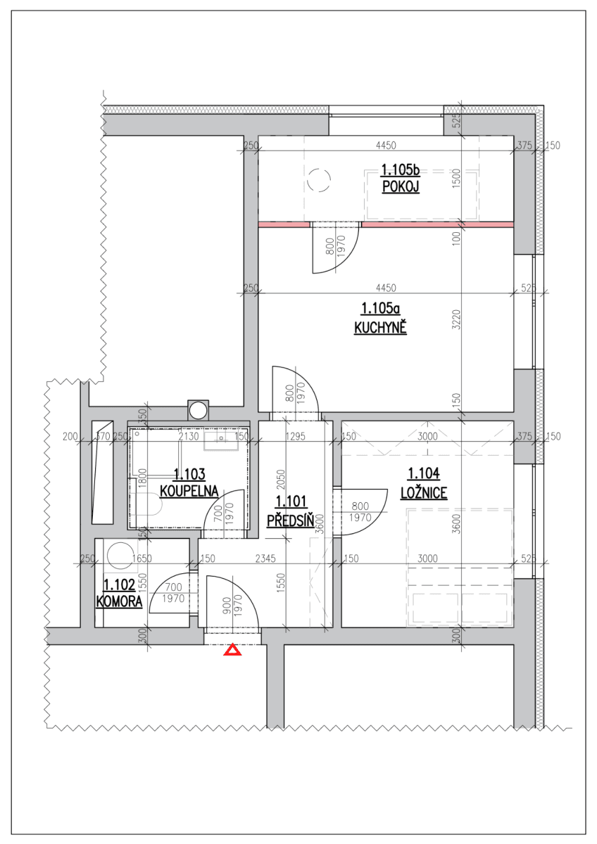 Predaj bytu 2-izbový 45 m², Za Dvorem, Velké Pavlovice, Jihomoravský kraj Predaj bytu 2-izbový 45 m², Za Dvorem, Velké Pavlovice, Jihomoravský kraj