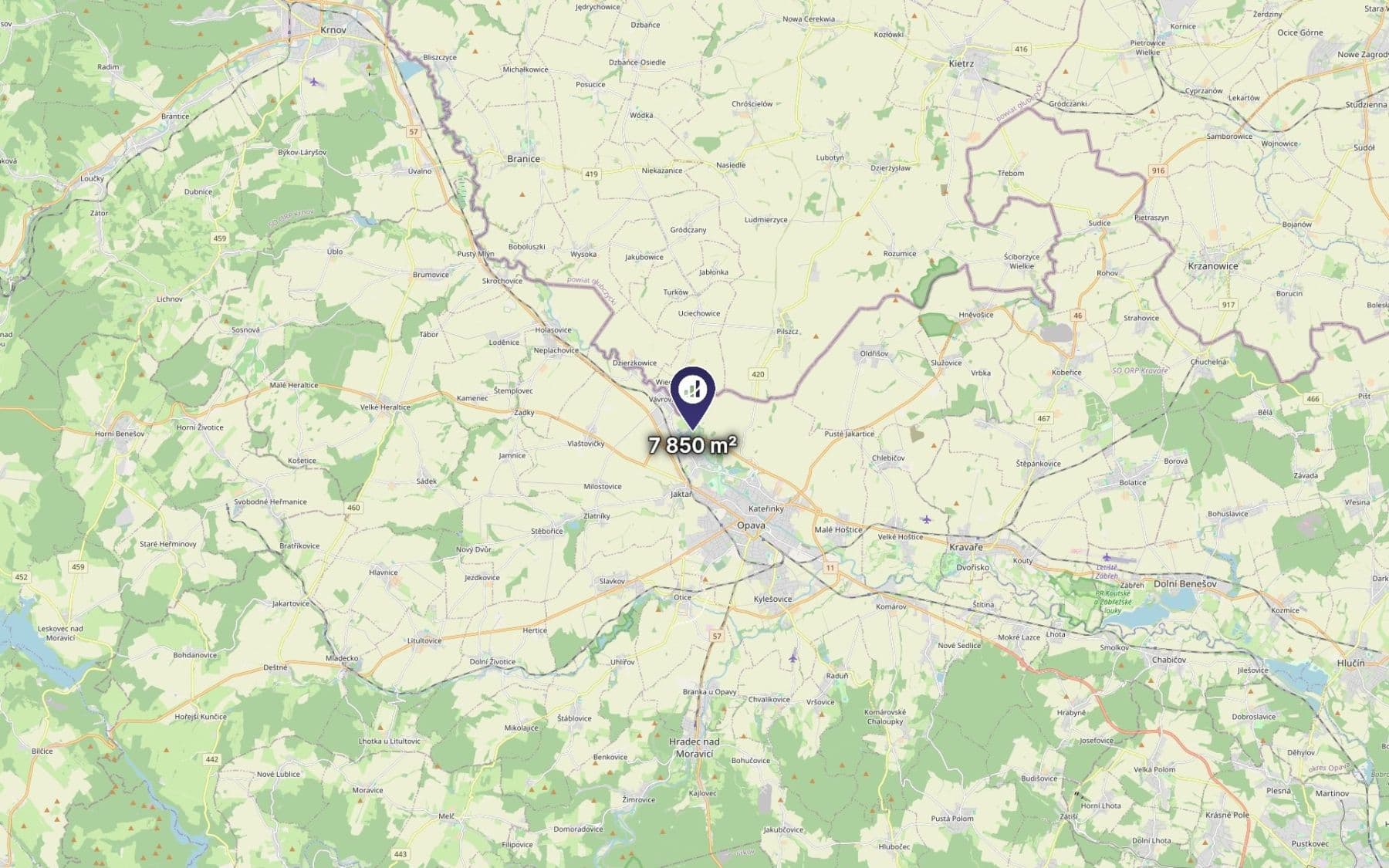 Predaj pozemku 7.850 m², Opava, Moravskoslezský kraj Predaj pozemku 7.850 m², Opava, Moravskoslezský kraj