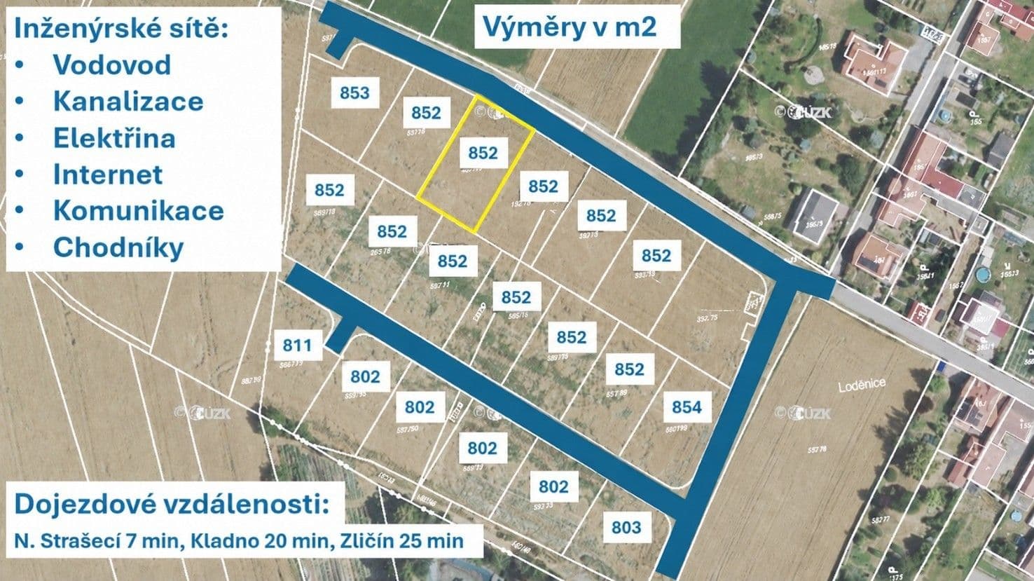 Predaj pozemku 852 m², Mšecké Žehrovice, Středočeský kraj Predaj pozemku 852 m², Mšecké Žehrovice, Středočeský kraj