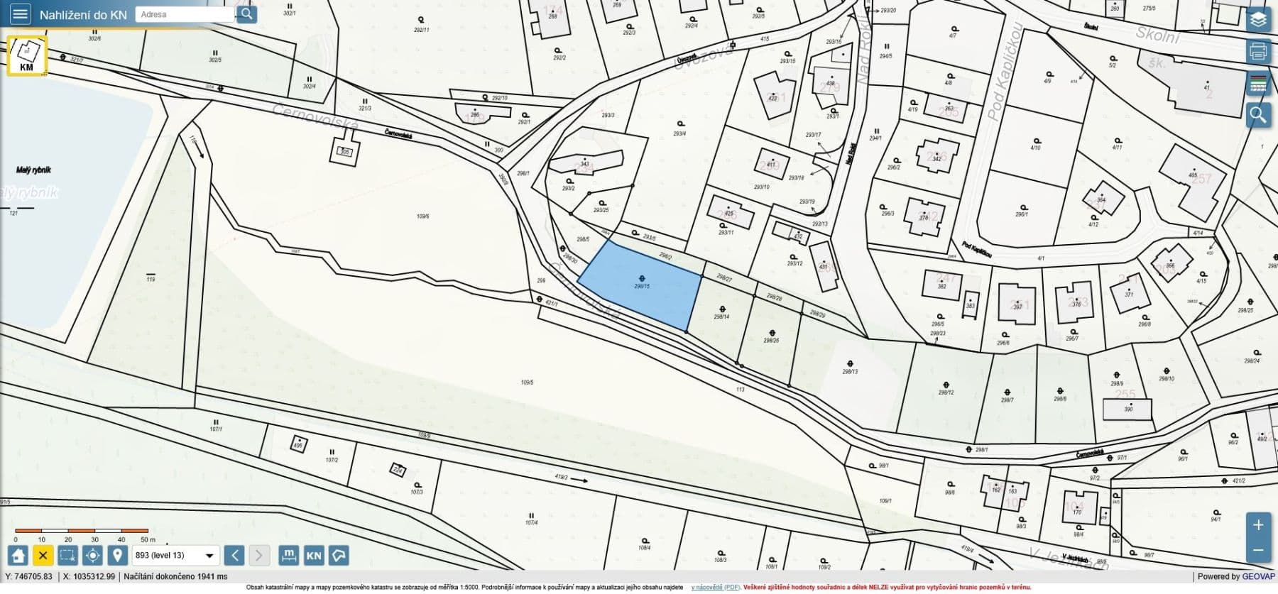 Predaj pozemku 1.032 m², Černovolská, Únětice, Středočeský kraj Predaj pozemku 1.032 m², Černovolská, Únětice, Středočeský kraj