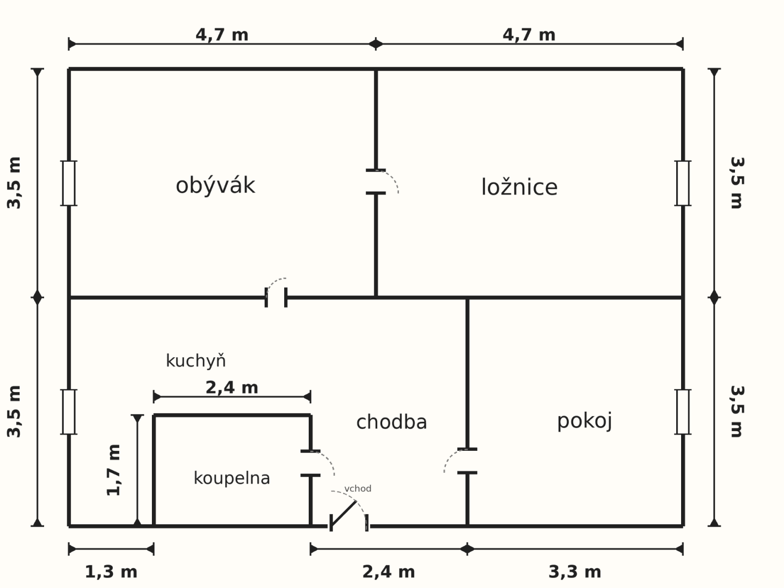 Predaj bytu 3-izbový 65 m², Dlouhá, Horní Slavkov, Karlovarský kraj Predaj bytu 3-izbový 65 m², Dlouhá, Horní Slavkov, Karlovarský kraj