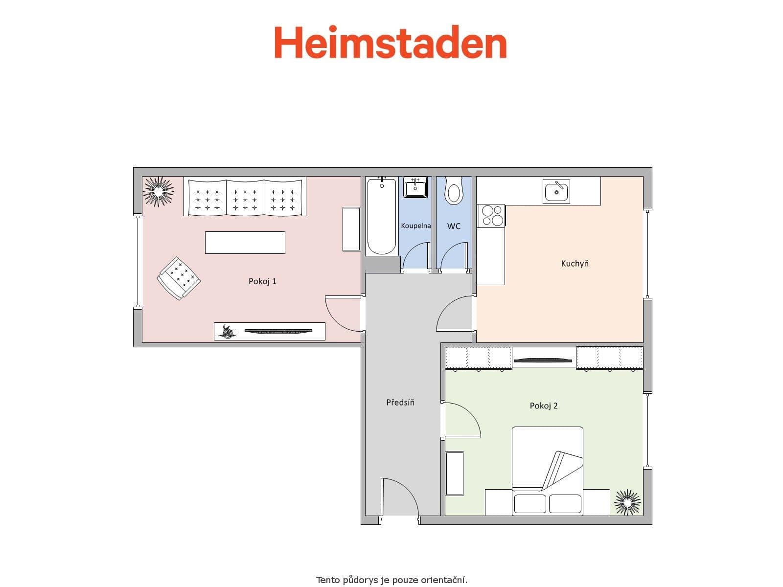 Prenájom bytu 2-izbový 57 m², Svatováclavská, Karviná, Moravskoslezský kraj Prenájom bytu 2-izbový 57 m², Svatováclavská, Karviná, Moravskoslezský kraj