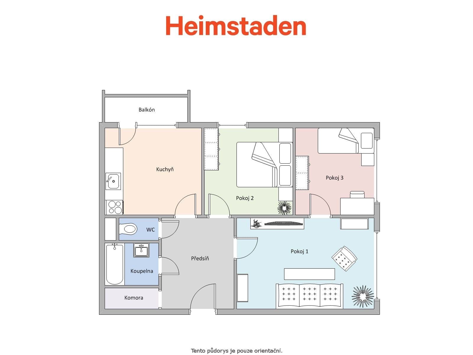Prenájom bytu 3-izbový 67 m², Janského, Karviná, Moravskoslezský kraj Prenájom bytu 3-izbový 67 m², Janského, Karviná, Moravskoslezský kraj