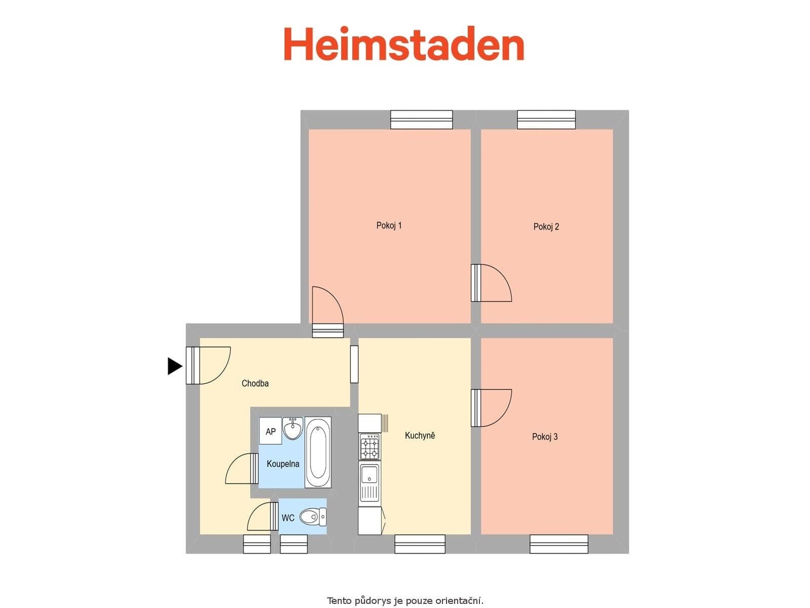 Prenájom bytu 3-izbový 68 m², Svornosti, Havířov, Moravskoslezský kraj Prenájom bytu 3-izbový 68 m², Svornosti, Havířov, Moravskoslezský kraj