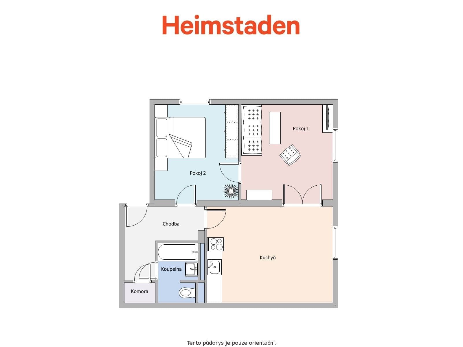 Prenájom bytu 2-izbový 49 m², Alšova, Havířov, Moravskoslezský kraj Prenájom bytu 2-izbový 49 m², Alšova, Havířov, Moravskoslezský kraj