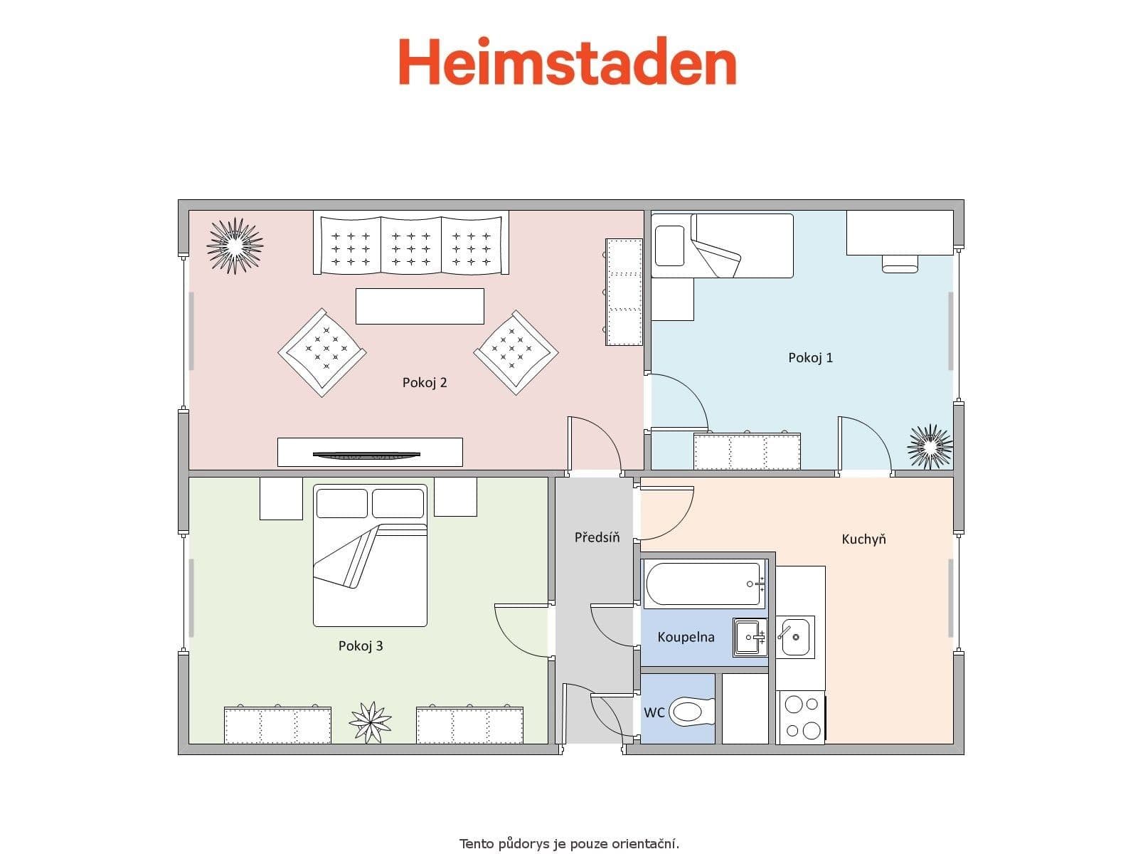 Prenájom bytu 3-izbový 65 m², Národní třída, Havířov, Moravskoslezský kraj Prenájom bytu 3-izbový 65 m², Národní třída, Havířov, Moravskoslezský kraj