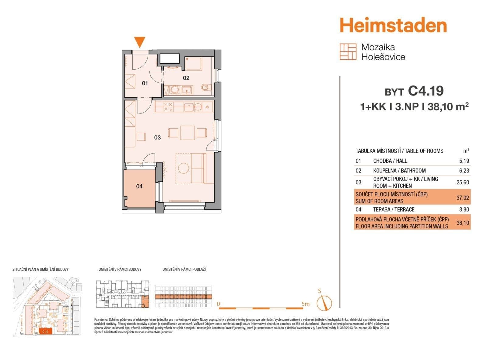 Prenájom bytu 1-izbový 38 m², Vrbenského, Praha, Praha Prenájom bytu 1-izbový 38 m², Vrbenského, Praha, Praha