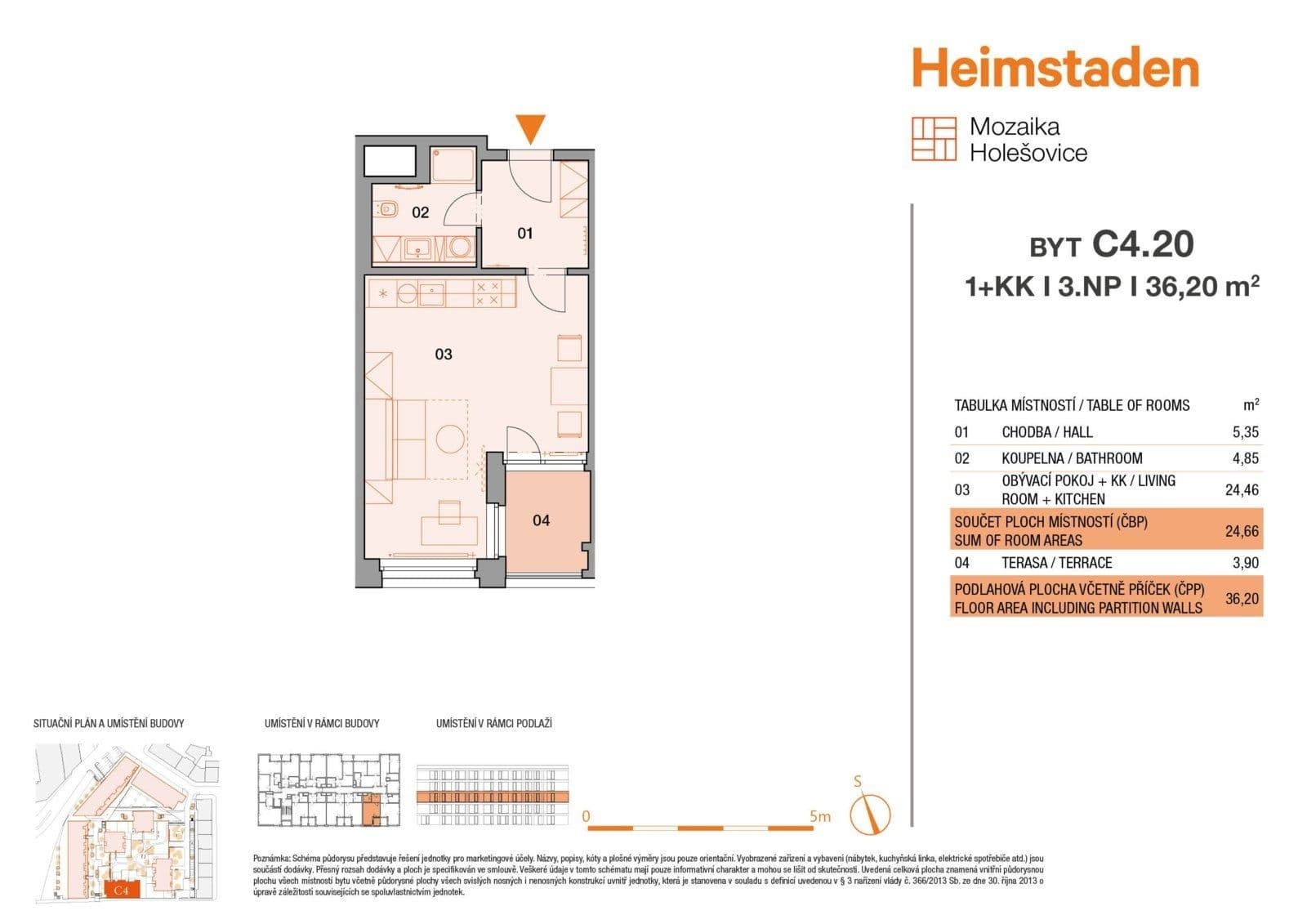 Prenájom bytu 1-izbový 36 m², Vrbenského, Praha, Praha Prenájom bytu 1-izbový 36 m², Vrbenského, Praha, Praha