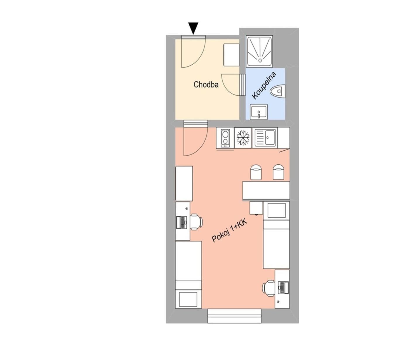 Prenájom bytu 1-izbový 27 m², Magisterská, Plzeň, Plzeňský kraj Prenájom bytu 1-izbový 27 m², Magisterská, Plzeň, Plzeňský kraj