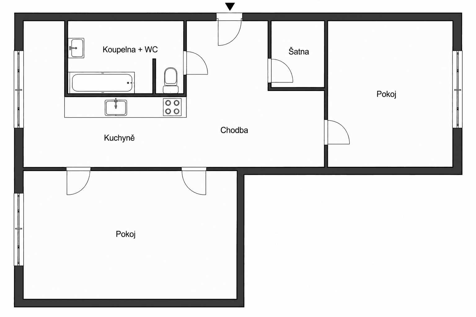 Predaj bytu 2-izbový 61 m², Hluboká, Ústí nad Labem, Ústecký kraj Predaj bytu 2-izbový 61 m², Hluboká, Ústí nad Labem, Ústecký kraj