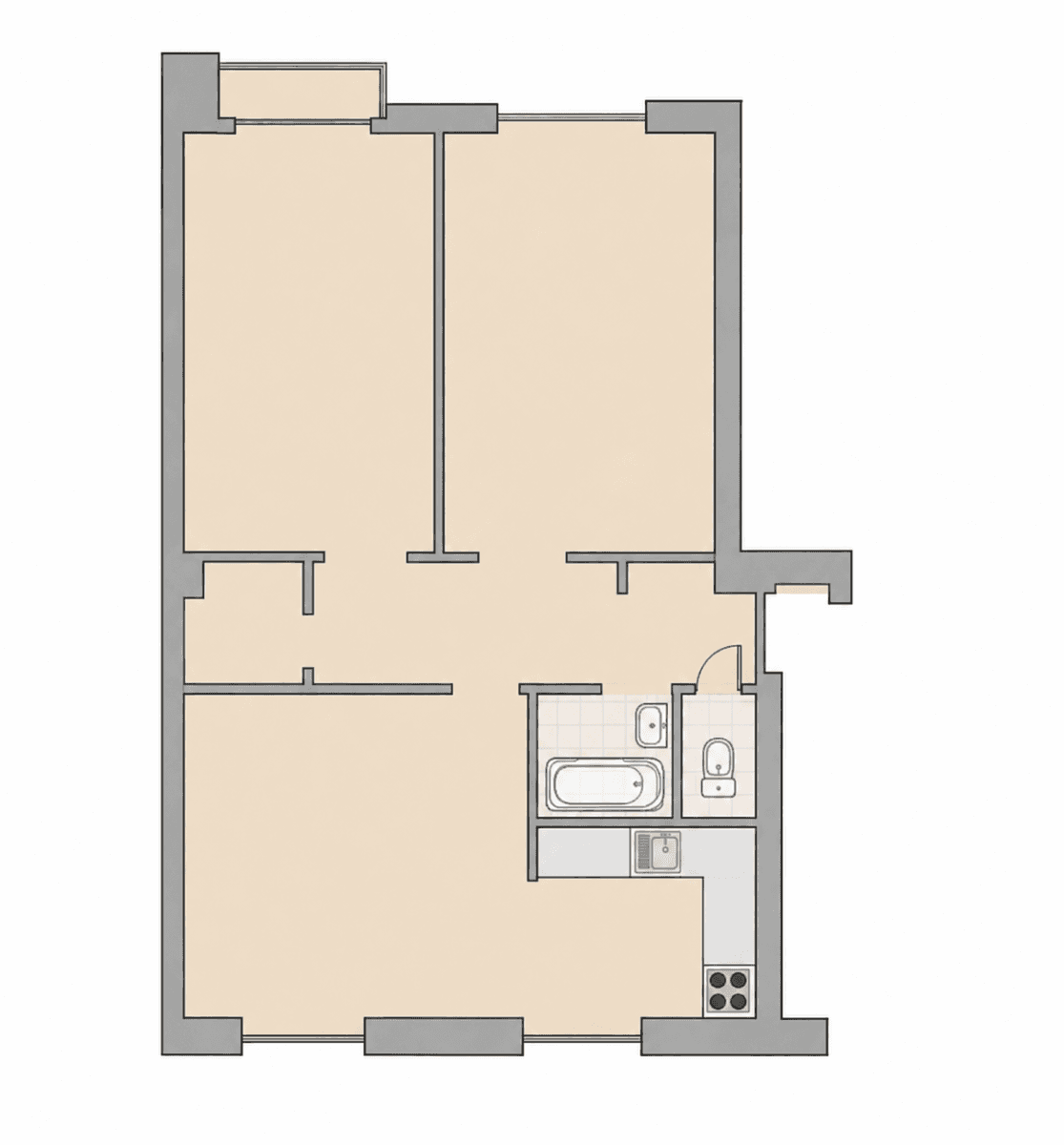 Prenájom bytu 3-izbový 65 m², Myslivečkova, Praha, Praha Prenájom bytu 3-izbový 65 m², Myslivečkova, Praha, Praha