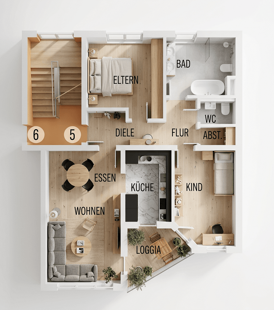 Predaj bytu 3-izbový 71 m², Senden, Bavorsko Predaj bytu 3-izbový 71 m², Senden, Bavorsko