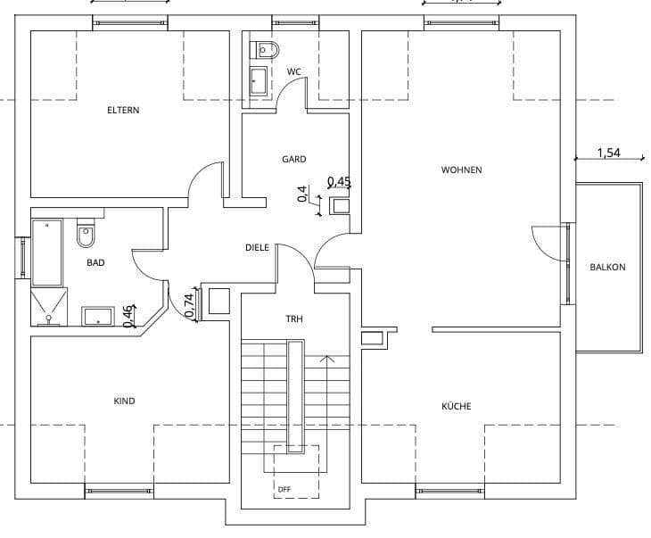 Prenájom bytu 3-izbový 108 m², Kalkstr. 28, Trierweiler, Porýnie-Falcko Prenájom bytu 3-izbový 108 m², Kalkstr. 28, Trierweiler, Porýnie-Falcko