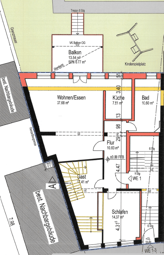 Prenájom bytu 3-izbový 106 m², Hintere Dorfstraße 27, Sulzbach am Main, Bavorsko Prenájom bytu 3-izbový 106 m², Hintere Dorfstraße 27, Sulzbach am Main, Bavorsko