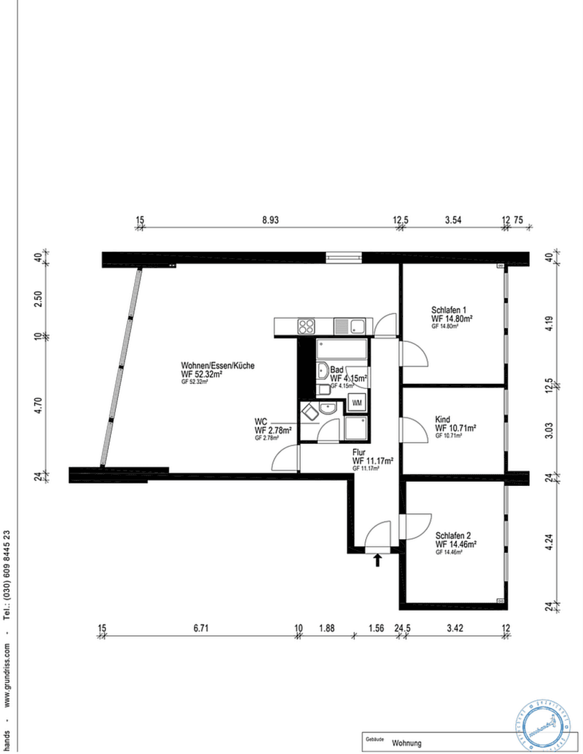 Predaj bytu 4-izbový 109 m², Bremerhaven, Brémy Predaj bytu 4-izbový 109 m², Bremerhaven, Brémy