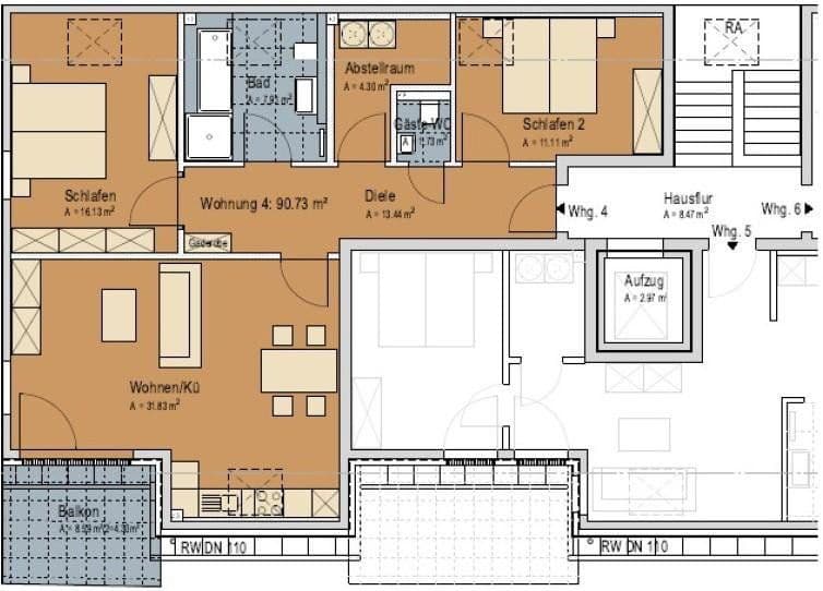 Prenájom bytu 3-izbový 91 m², Hohestraße 22, Monschau, Severné Porýnie - Westfálsko Prenájom bytu 3-izbový 91 m², Hohestraße 22, Monschau, Severné Porýnie - Westfálsko
