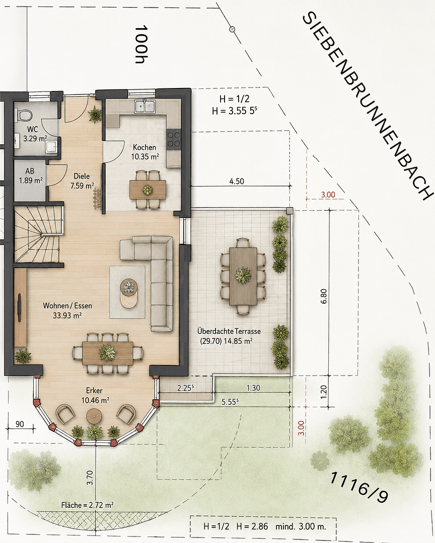 Predaj domu 182 m², pozemok 382 m², Augsburg, Bavorsko Predaj domu 182 m², pozemok 382 m², Augsburg, Bavorsko