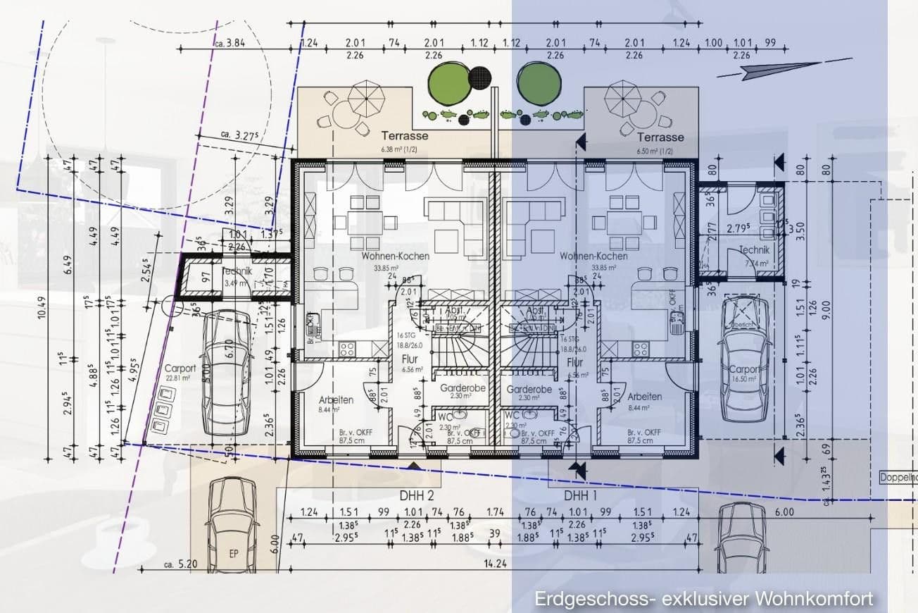 Predaj domu 100 m², pozemok 315 m², Wallstraße 18c-f, Edewecht, Dolné Sasko Predaj domu 100 m², pozemok 315 m², Wallstraße 18c-f, Edewecht, Dolné Sasko