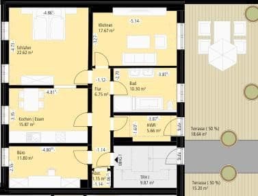 Prenájom bytu 3-izbový 110 m², Schloßstr. 1, Ahaus, Severné Porýnie - Westfálsko Prenájom bytu 3-izbový 110 m², Schloßstr. 1, Ahaus, Severné Porýnie - Westfálsko