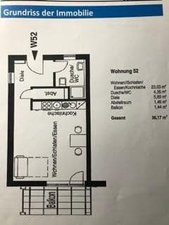 Prenájom bytu 1-izbový 37 m², Landgraf-Gerog-Straße 58-60, Darmstadt, Hesensko Prenájom bytu 1-izbový 37 m², Landgraf-Gerog-Straße 58-60, Darmstadt, Hesensko