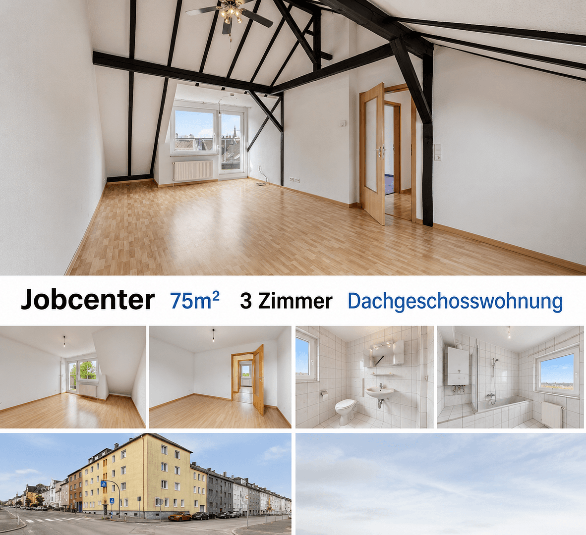 Prenájom bytu 3-izbový 75 m², Schützenstraße 75, Remscheid, Severné Porýnie - Westfálsko Prenájom bytu 3-izbový 75 m², Schützenstraße 75, Remscheid, Severné Porýnie - Westfálsko