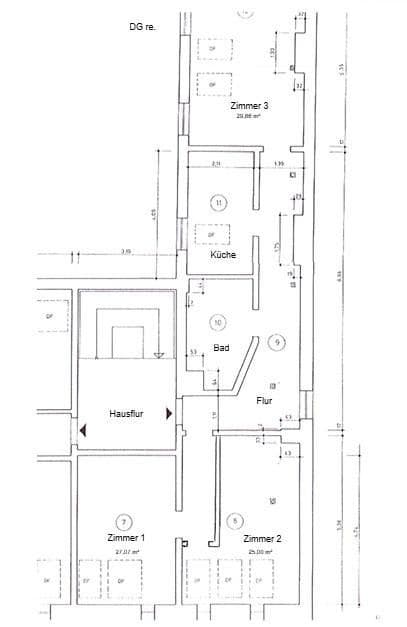 Prenájom bytu 3-izbový 82 m², Tribseer Str. 29, Stralsund, Meklenbursko-Predpomoransko Prenájom bytu 3-izbový 82 m², Tribseer Str. 29, Stralsund, Meklenbursko-Predpomoransko