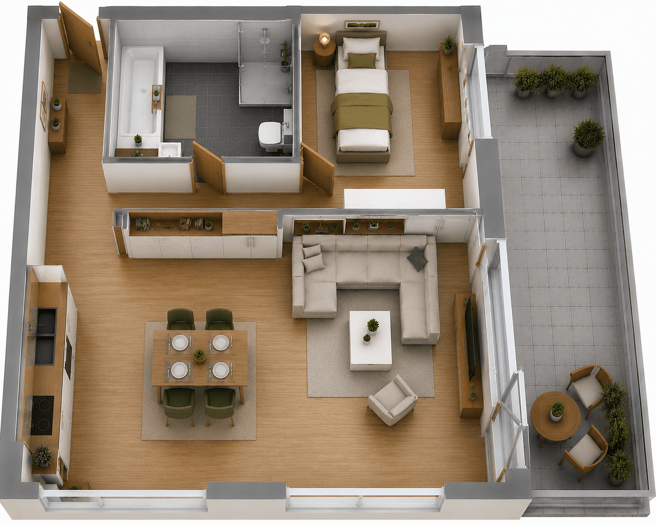Prenájom bytu 2-izbový 77 m², Friesenheim, Bádensko-Wurttembersko Prenájom bytu 2-izbový 77 m², Friesenheim, Bádensko-Wurttembersko
