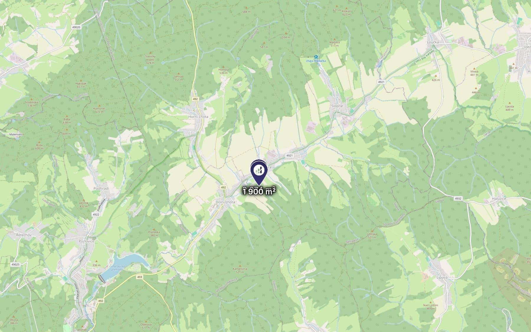 Predaj pozemku 3.974 m², Sehradice, Zlínský kraj Predaj pozemku 3.974 m², Sehradice, Zlínský kraj