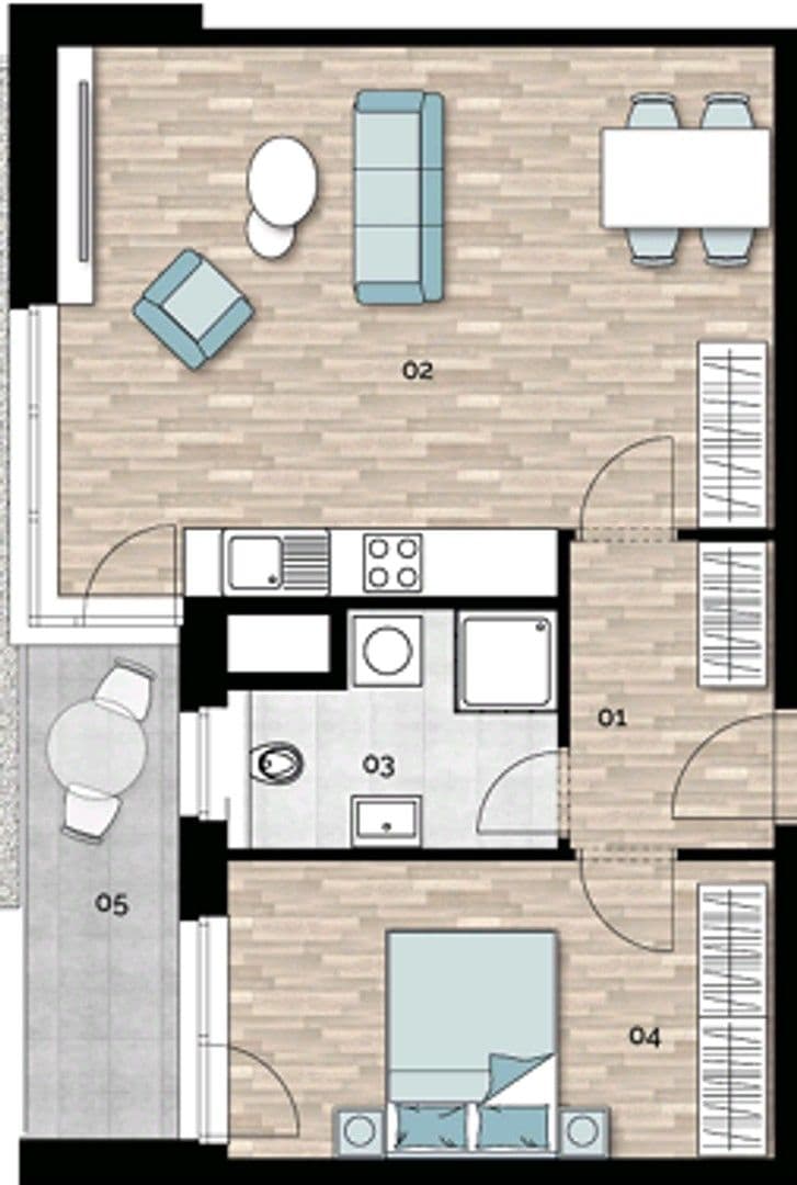 Prenájom bytu 2-izbový 53 m², Mezilehlá, Praha, Praha Prenájom bytu 2-izbový 53 m², Mezilehlá, Praha, Praha