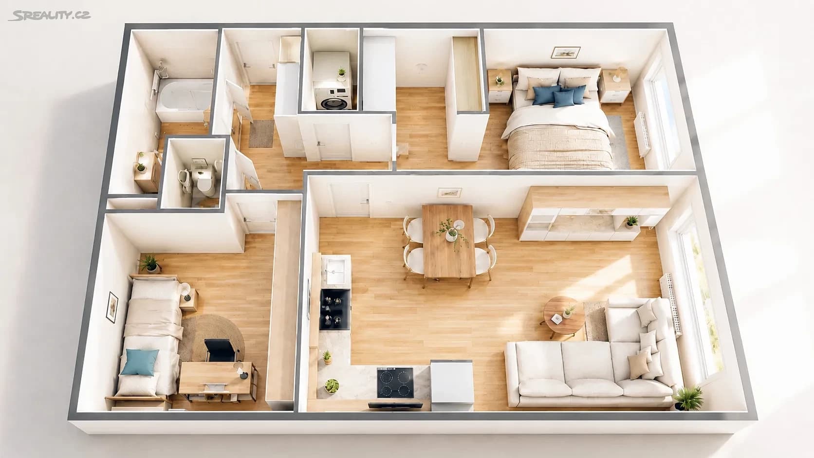 Predaj bytu 3-izbový 53 m², Makovského, Praha, Praha Predaj bytu 3-izbový 53 m², Makovského, Praha, Praha