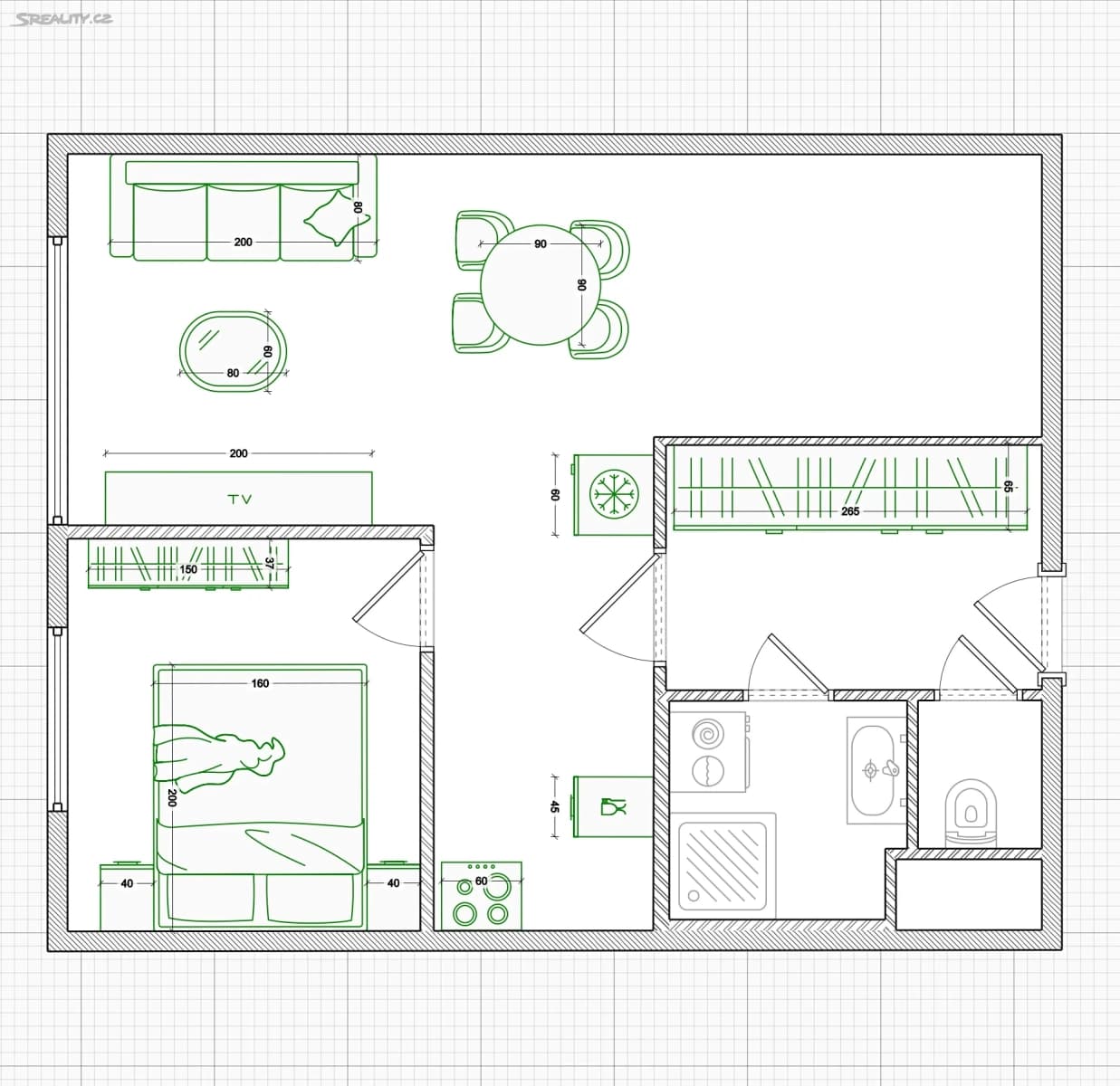 Predaj bytu 2-izbový 41 m², Bohumínská, Praha, Praha Predaj bytu 2-izbový 41 m², Bohumínská, Praha, Praha