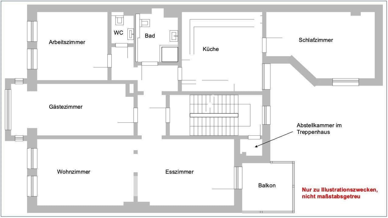 Predaj bytu 5-izbový 125 m², Essen, Severné Porýnie - Westfálsko Predaj bytu 5-izbový 125 m², Essen, Severné Porýnie - Westfálsko