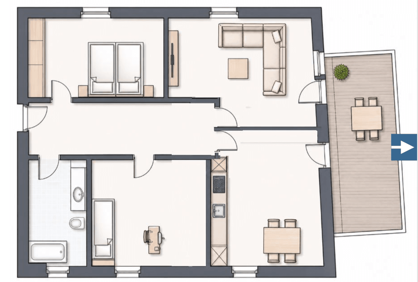 Prenájom bytu 3-izbový 89 m², Hermannstraße, Lauf an der Pegnitz, Bavorsko Prenájom bytu 3-izbový 89 m², Hermannstraße, Lauf an der Pegnitz, Bavorsko
