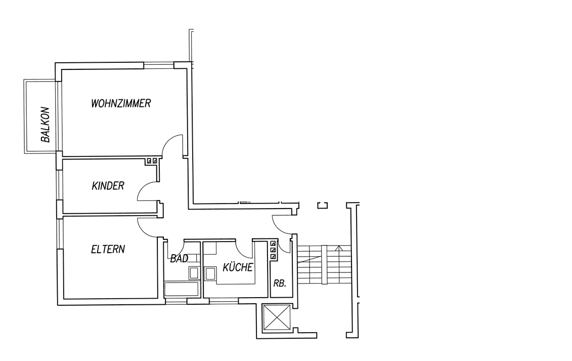 Prenájom bytu 3-izbový 78 m², Bahnhofstraße 19-21, Castrop-Rauxel, Severné Porýnie - Westfálsko Prenájom bytu 3-izbový 78 m², Bahnhofstraße 19-21, Castrop-Rauxel, Severné Porýnie - Westfálsko