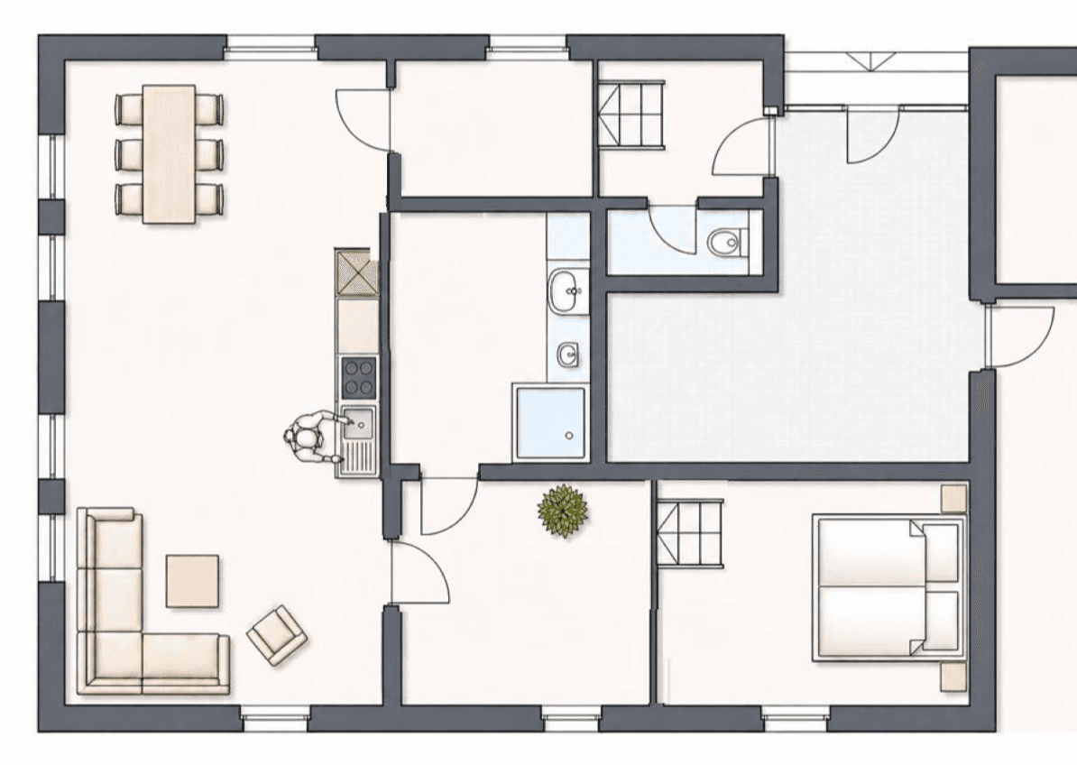 Prenájom bytu 3-izbový 71 m², Hermannstraße, Lauf an der Pegnitz, Bavorsko Prenájom bytu 3-izbový 71 m², Hermannstraße, Lauf an der Pegnitz, Bavorsko