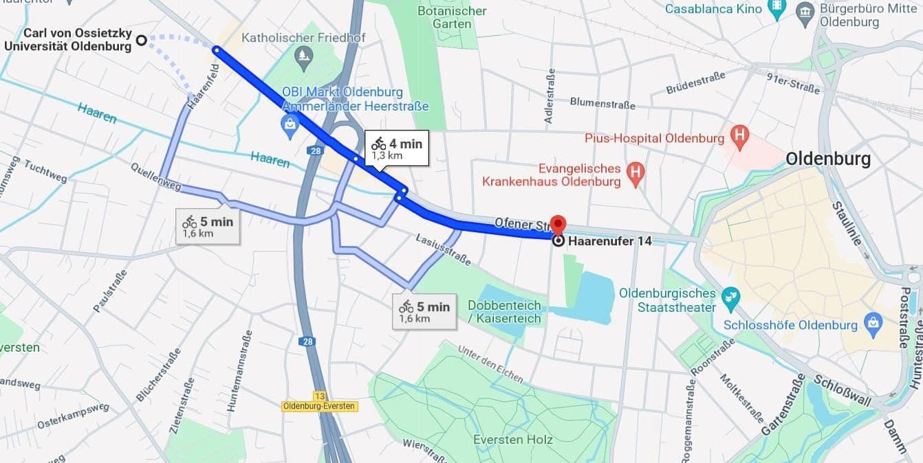 Prenájom bytu 2-izbový 70 m², Oldenburg, Dolné Sasko Prenájom bytu 2-izbový 70 m², Oldenburg, Dolné Sasko