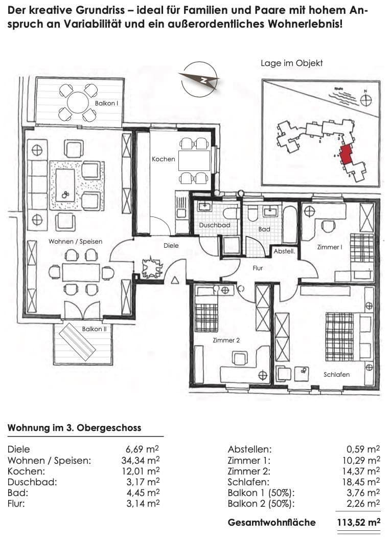 Predaj bytu 4-izbový 113 m², Dechant-Hess-Str.3, Neuss, Severné Porýnie - Westfálsko Predaj bytu 4-izbový 113 m², Dechant-Hess-Str.3, Neuss, Severné Porýnie - Westfálsko