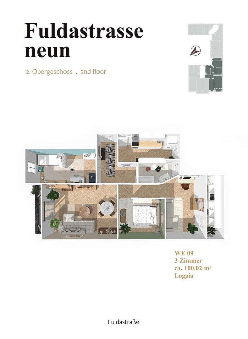 Predaj bytu 3-izbový 100 m², Fuldastraße 9, Berlin, Berlín Predaj bytu 3-izbový 100 m², Fuldastraße 9, Berlin, Berlín