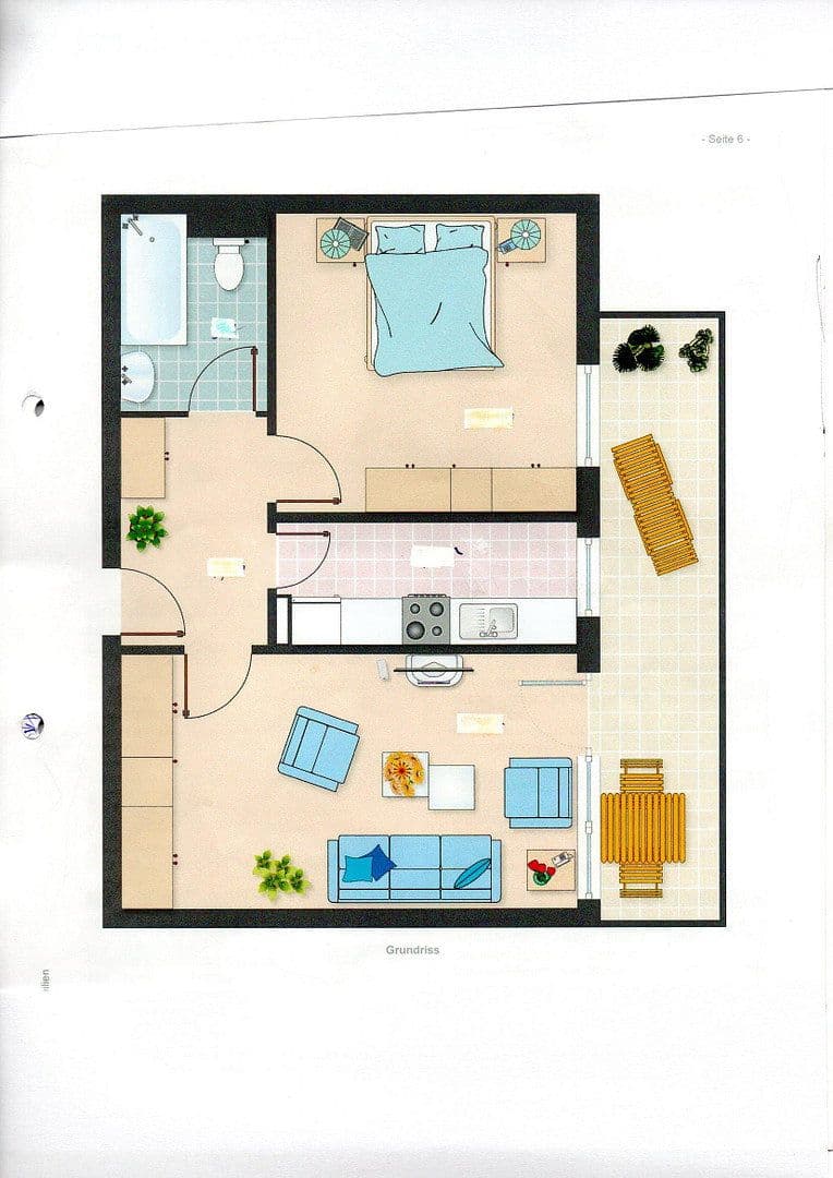Prenájom bytu 2-izbový 47 m², Freising, Bavorsko Prenájom bytu 2-izbový 47 m², Freising, Bavorsko