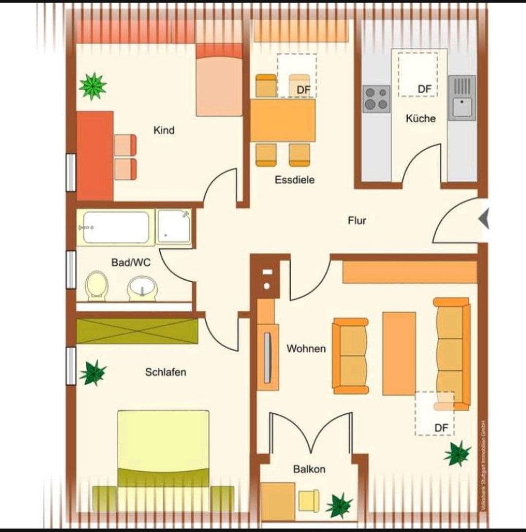 Predaj bytu 3-izbový 74 m², Gaußweg 11, Winnenden, Bádensko-Wurttembersko Predaj bytu 3-izbový 74 m², Gaußweg 11, Winnenden, Bádensko-Wurttembersko