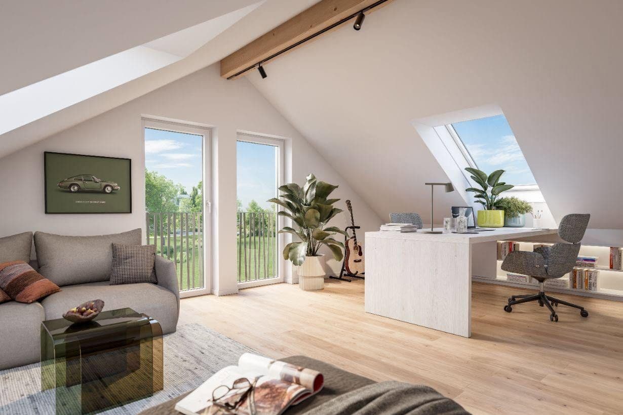 Predaj domu 147 m², pozemok 172 m², Birkhahnstraße, Oberschleißheim, Bavorsko Predaj domu 147 m², pozemok 172 m², Birkhahnstraße, Oberschleißheim, Bavorsko