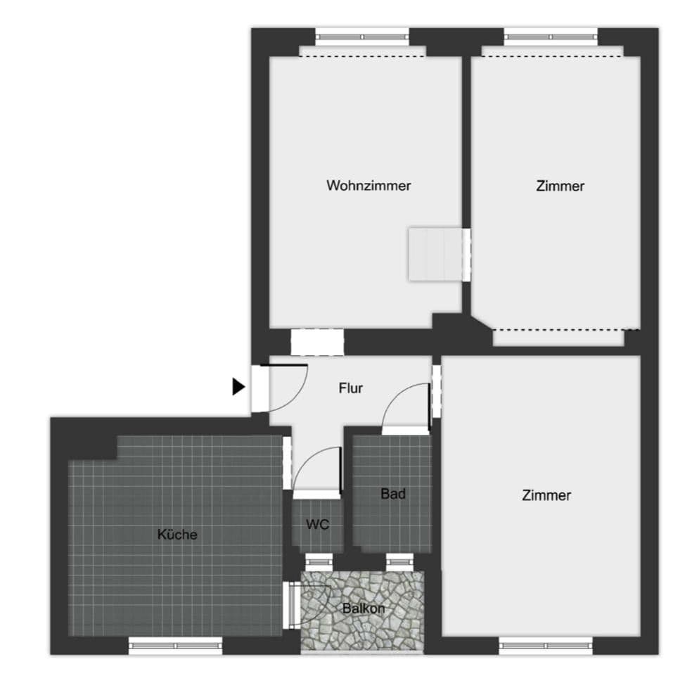 Predaj bytu 3-izbový 63 m², Neusser Strasse 454,, Köln, Severné Porýnie - Westfálsko Predaj bytu 3-izbový 63 m², Neusser Strasse 454,, Köln, Severné Porýnie - Westfálsko