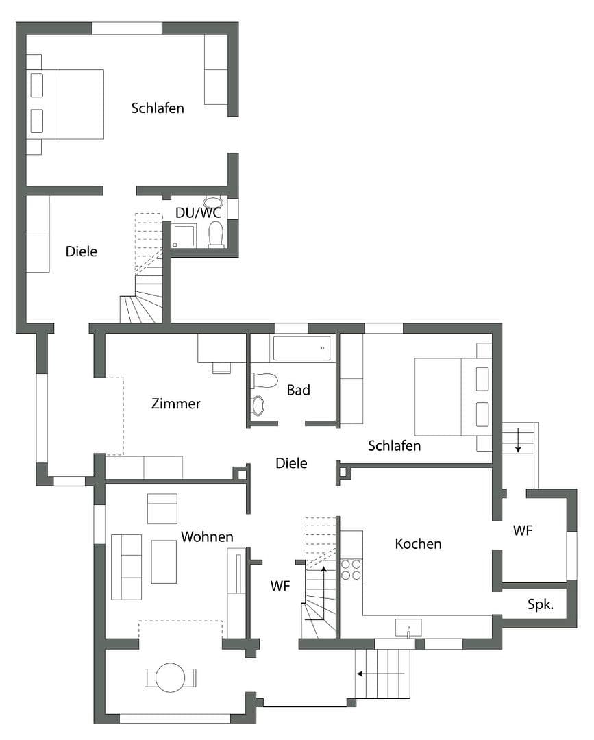 Predaj domu 196 m², pozemok 742 m², Bad Soden-Salmünster, Hesensko Predaj domu 196 m², pozemok 742 m², Bad Soden-Salmünster, Hesensko