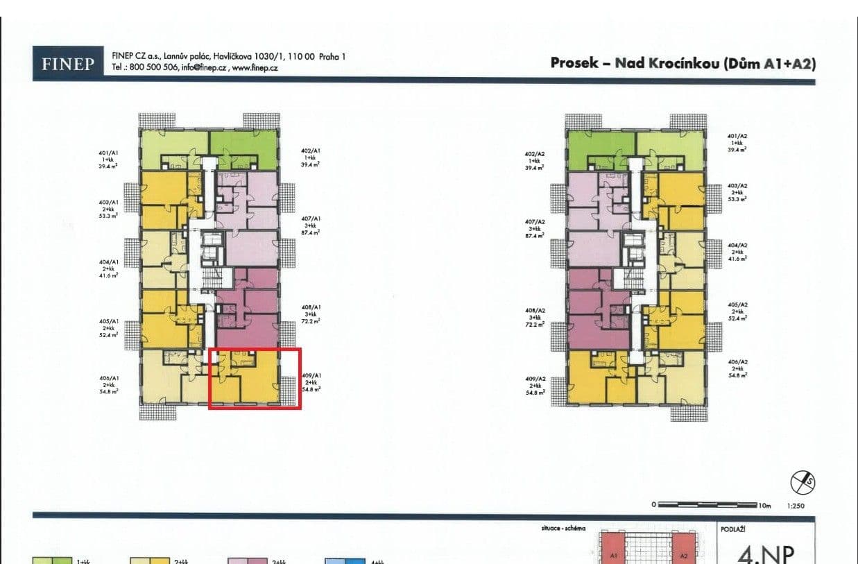 Predaj bytu 2-izbový 55 m², Prosecká, Praha, Praha Predaj bytu 2-izbový 55 m², Prosecká, Praha, Praha