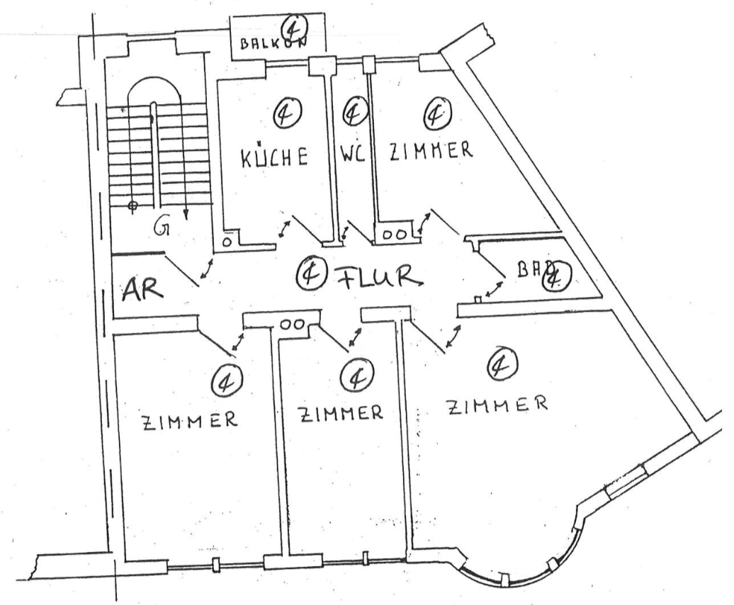 Predaj bytu 4-izbový 93 m², Bamberg, Bavorsko Predaj bytu 4-izbový 93 m², Bamberg, Bavorsko