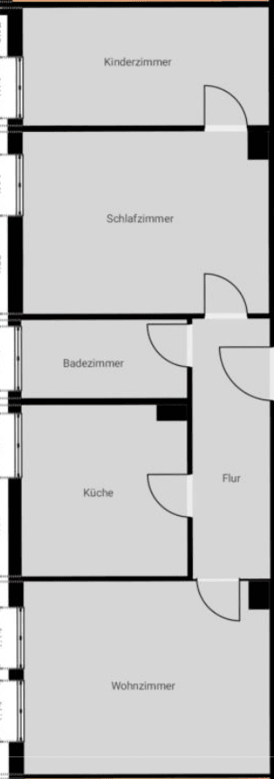 Prenájom bytu 3-izbový 64 m², Von-der-Tann-Straße 156, Nürnberg, Bavorsko Prenájom bytu 3-izbový 64 m², Von-der-Tann-Straße 156, Nürnberg, Bavorsko