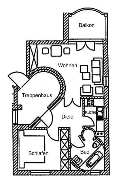 Prenájom bytu 2-izbový 50 m², Richard-Strauss-Str. 51, Ingolstadt, Bavorsko Prenájom bytu 2-izbový 50 m², Richard-Strauss-Str. 51, Ingolstadt, Bavorsko