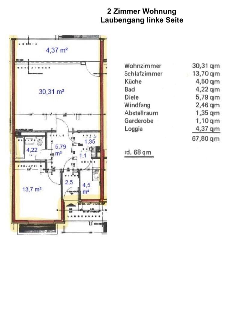 Predaj bytu 2-izbový 68 m², Kerpen, Severné Porýnie - Westfálsko Predaj bytu 2-izbový 68 m², Kerpen, Severné Porýnie - Westfálsko