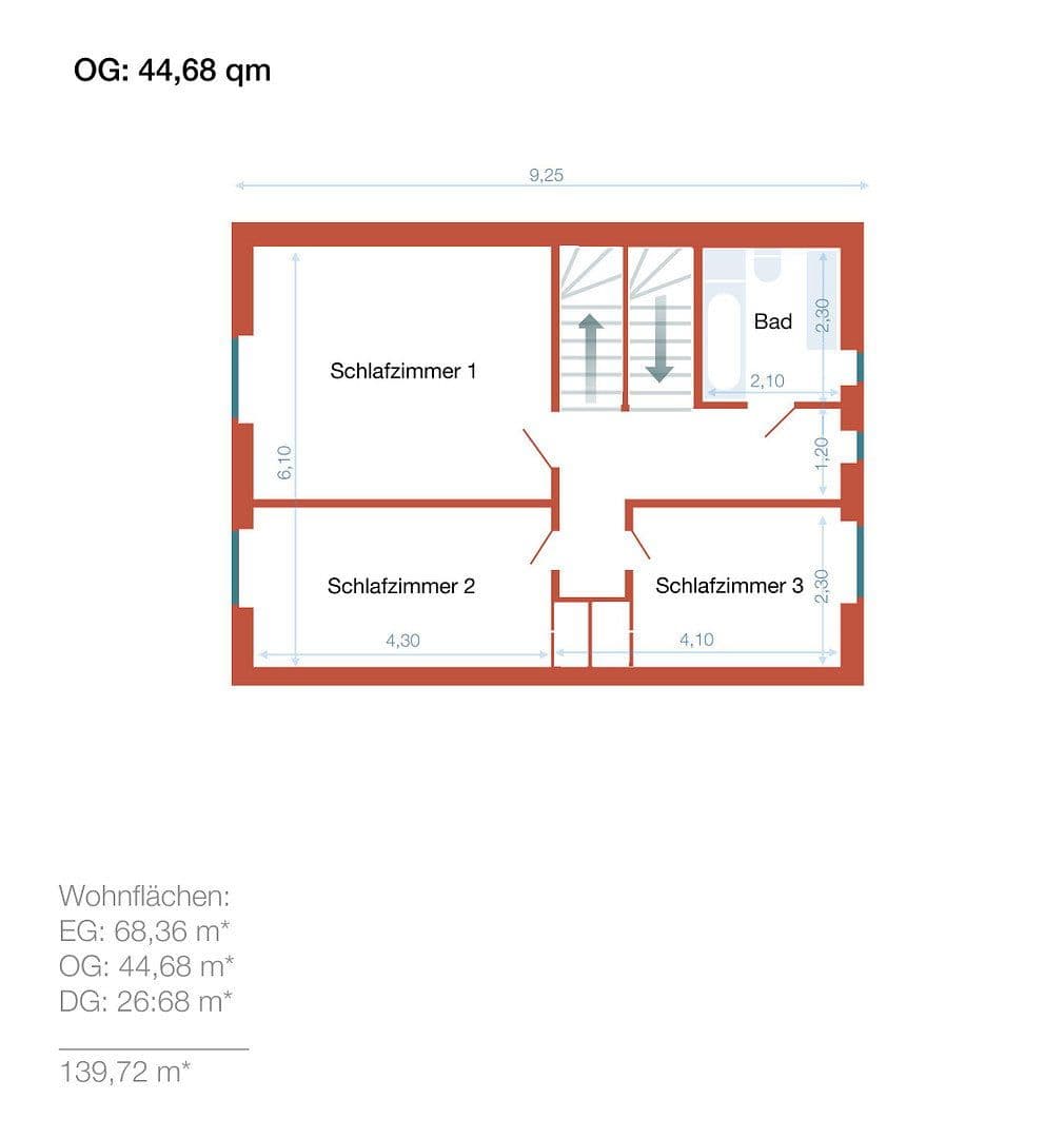 Predaj domu 135 m², pozemok 490 m², Bremen, Brémy Predaj domu 135 m², pozemok 490 m², Bremen, Brémy