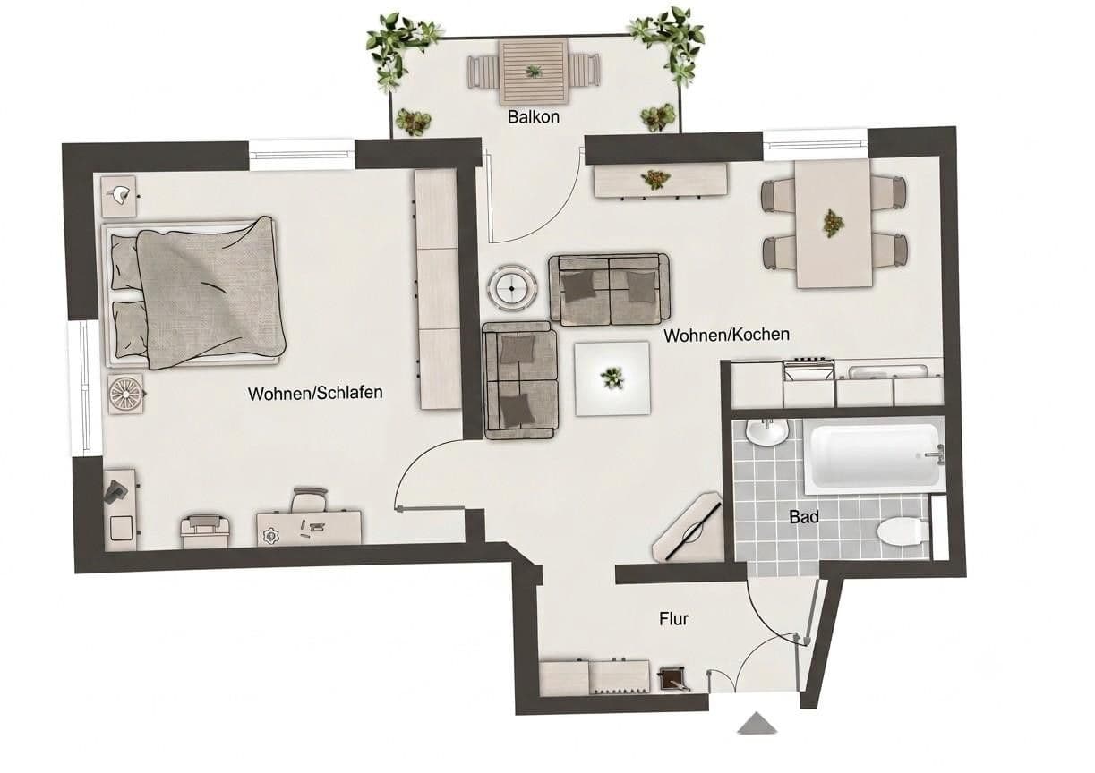 Predaj bytu 2-izbový 55 m², Leipzig - Stötteritz, Sasko Predaj bytu 2-izbový 55 m², Leipzig - Stötteritz, Sasko